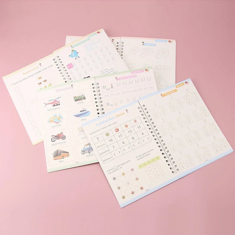 Magic Book Set For Kids - مجموعة من 8 كتب سحرية للأطفال